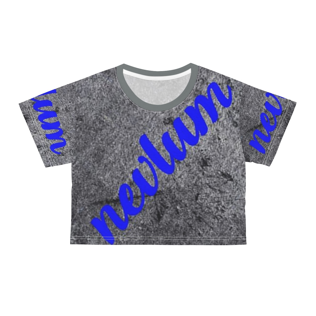 Custom nevlum design crop tee