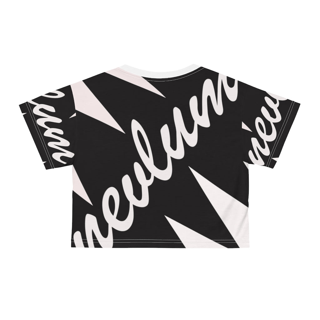 Custom nevlum design crop tee