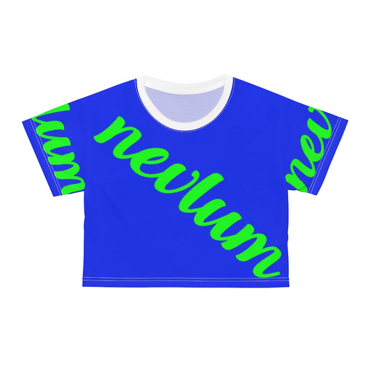 Custom nevlum design crop tee