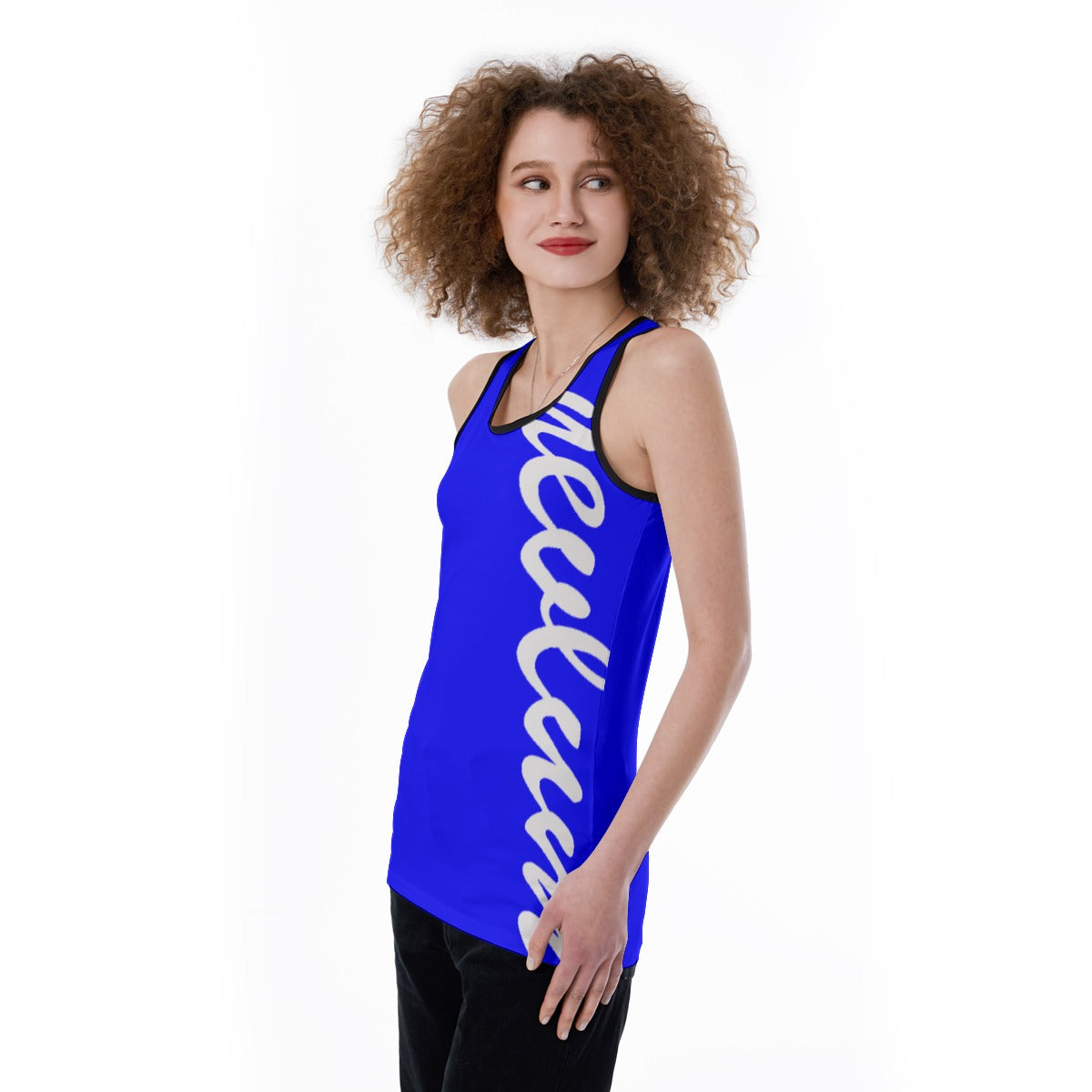 Women's nevlum Back Hollow Tank Top