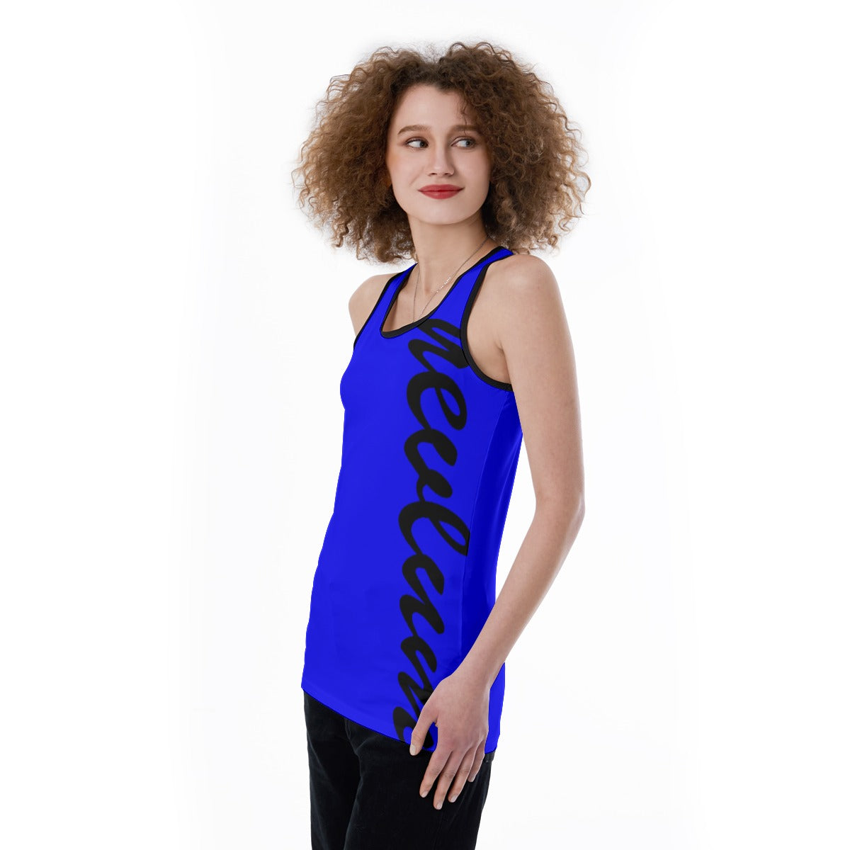 Women's nevlum Back Hollow Tank Top