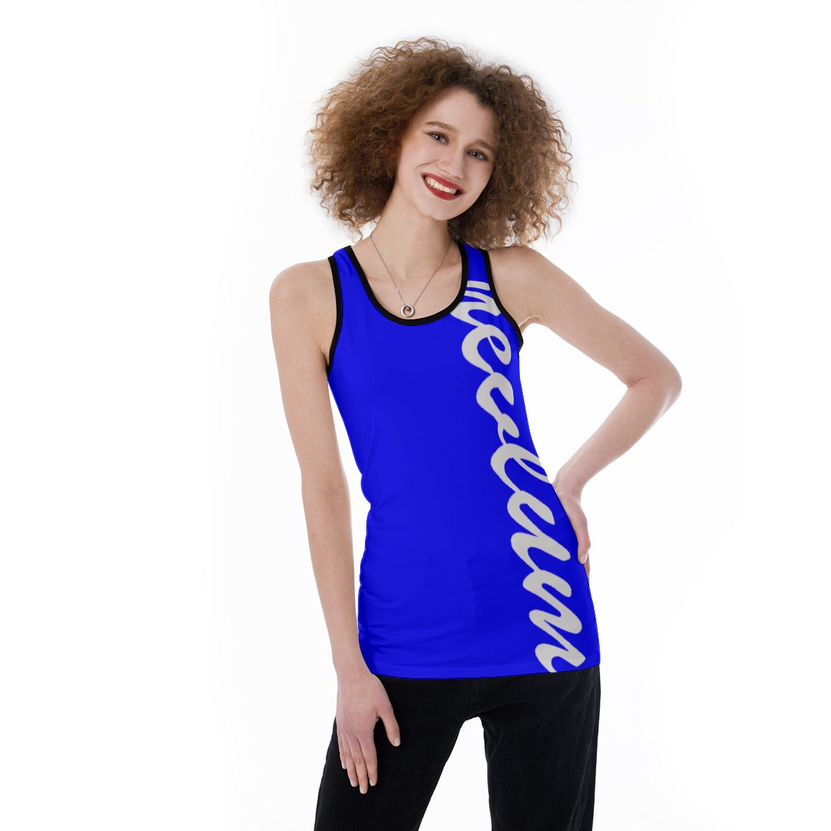 Women's nevlum Back Hollow Tank Top