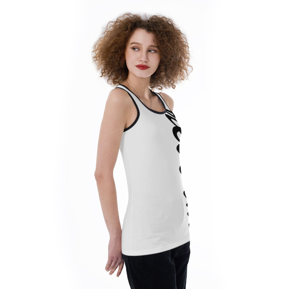 Women's nevlum Back Hollow Tank Top