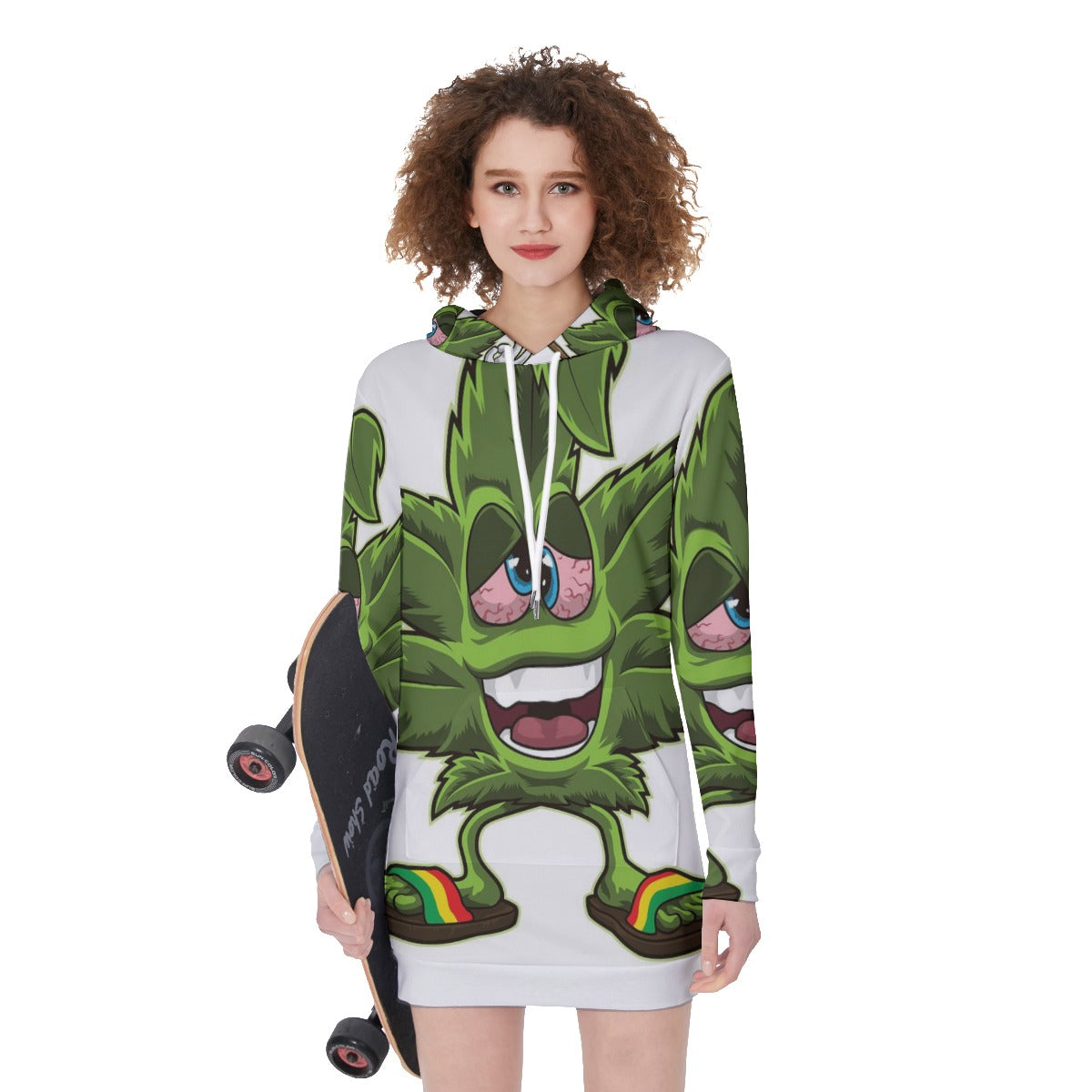 stoned leaf Women's Long Hoodie