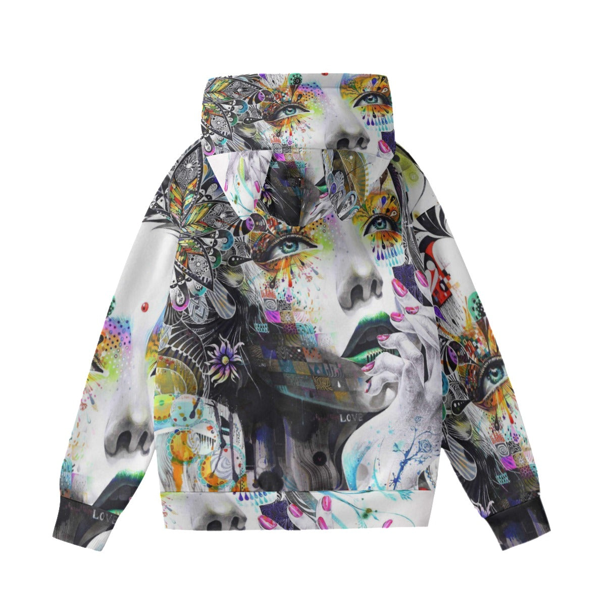 design Women’s Hoodie With Decorative Ears