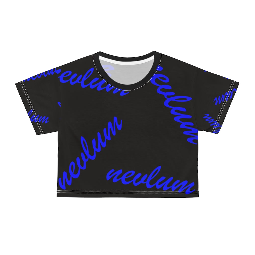 Women's custom nevlum design crop tee