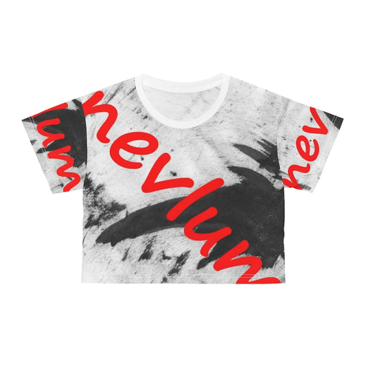 Custom nevlum design crop tee