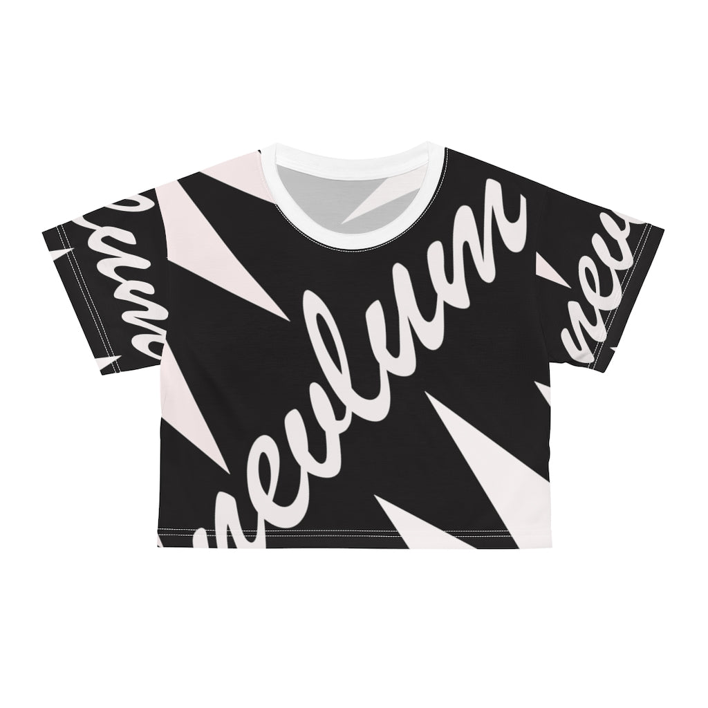 Custom nevlum design crop tee