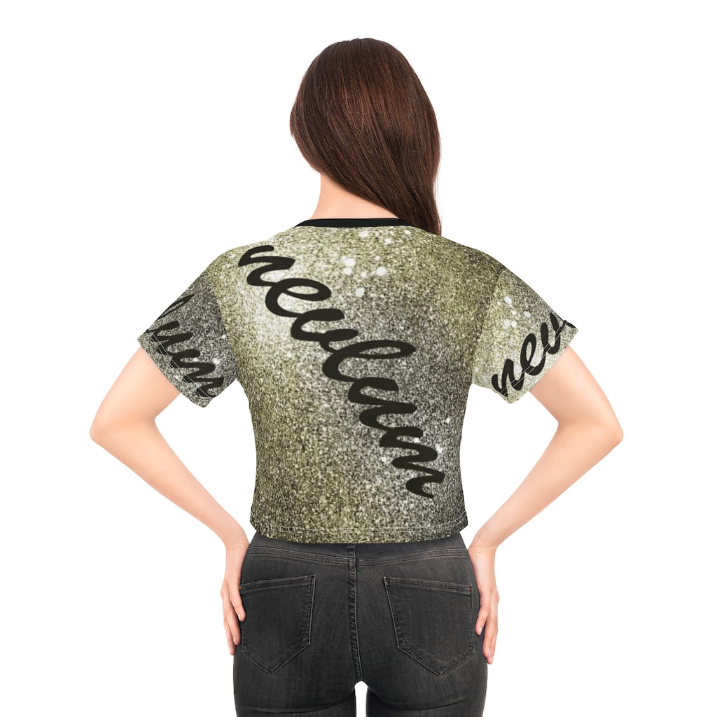 Custom nevlum design Crop Tee