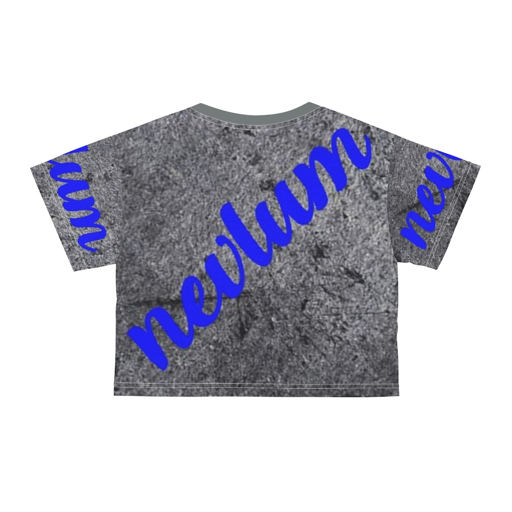 Custom nevlum design crop tee